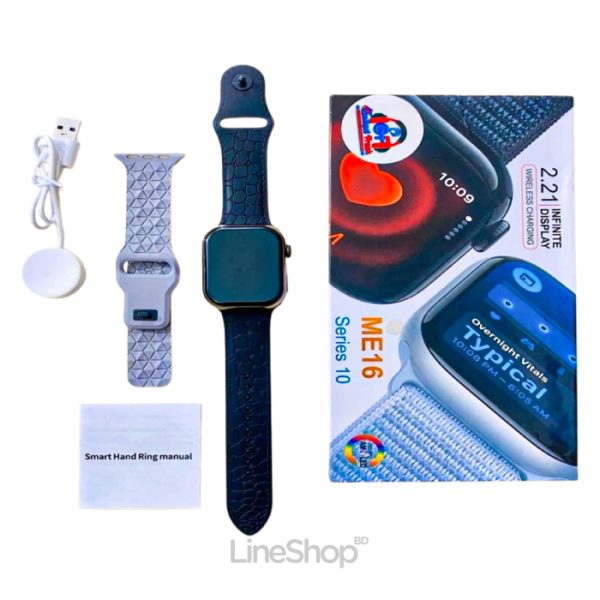 ME16 Series 10 Smartwatch – AMOLED Display, Waterproof, Bluetooth Calling