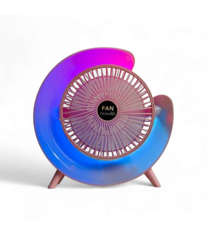 Colourful G63 Desktop Air Conditioner Fan – Portable Rechargeable Cooling Fan