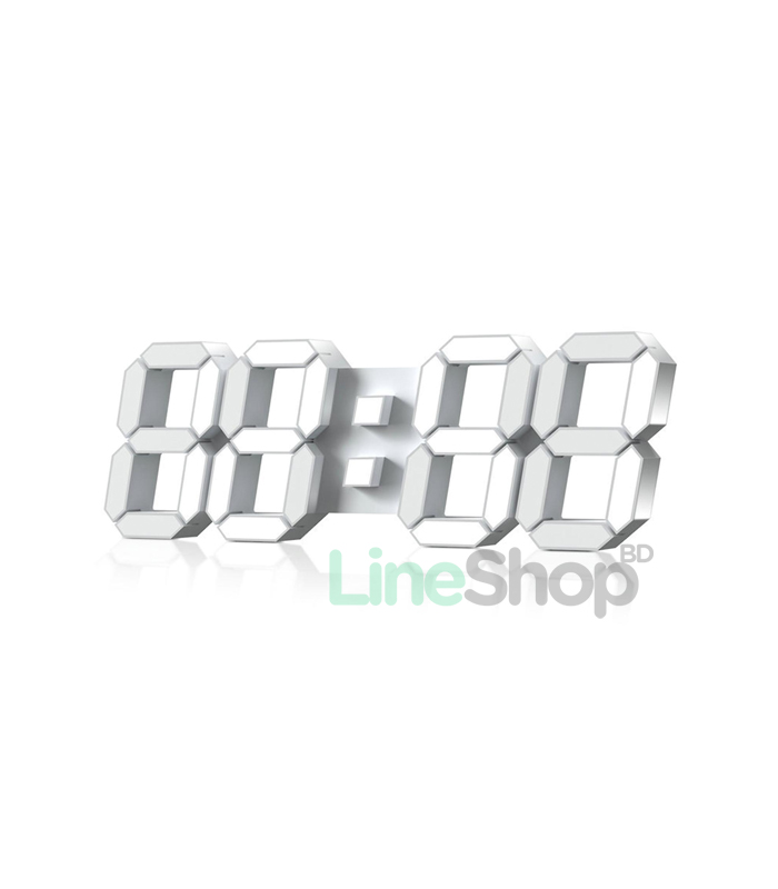 Mini 3d Digital Clock Mini 3D Digital Wall Clock – Stylish & Modern Design - Image 1