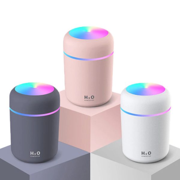 H2O Air Humidifier DQ107 | Ultrasonic Essential Oil Diffuser | USB Powered Mini Aroma Humidifier