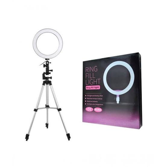 Mini Fill Ring Light 26cm (10 Inch) | 3 Color Mode | USB Powered | Phone Holder