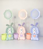 3 in 1 LED Table Lamp with Pen Holder – Flower Design USB Rechargeable Study Lamp - Image 6