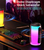 Awei Y528 Symphony Light Bluetooth Speaker | RGB Light | Deep Bass | Portable Design - Image 3