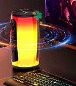 Awei Y528 Symphony Light Bluetooth Speaker | RGB Light | Deep Bass | Portable Design - Image 4