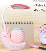 Cute Snail Night Lamp | USB Rechargeable LED Lamp | Decorative Bedside & Study Light - Image 2