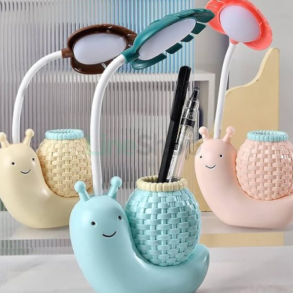 Cute Snail Night Lamp | USB Rechargeable LED Lamp | Decorative Bedside & Study Light
