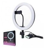 Mini Fill Ring Light 26cm (10 Inch) | 3 Color Mode | USB Powered | Phone Holder - Image 3