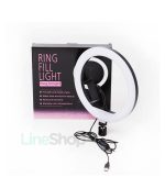 Mini Fill Ring Light 26cm (10 Inch) | 3 Color Mode | USB Powered | Phone Holder - Image 5