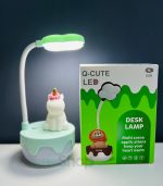 Q-Cute LED Desk Lamp | USB Rechargeable Cute Cartoon Lamp for Kids & Office