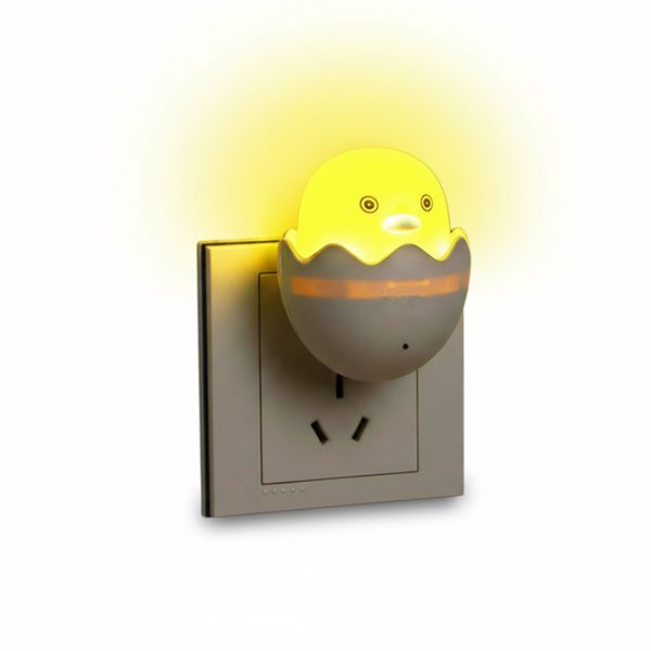 Yellow Duck With Egg Shape Led small Night Light