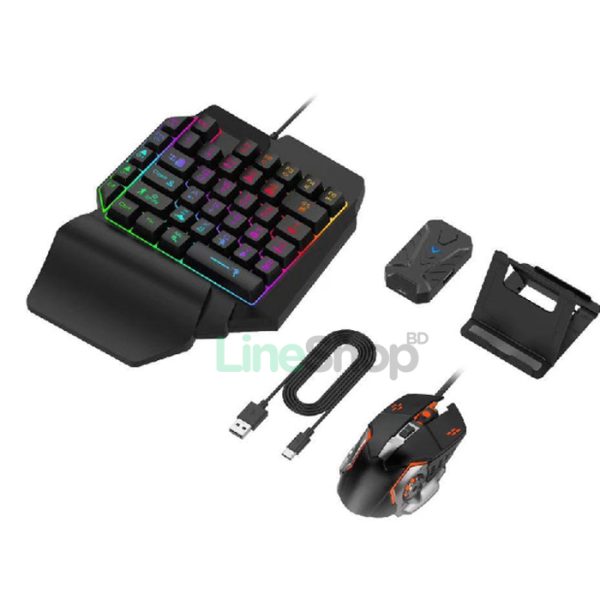 5 in 1 Gaming Keyboard and Mouse Combo – MK500 | Mobile & PC Gaming Set