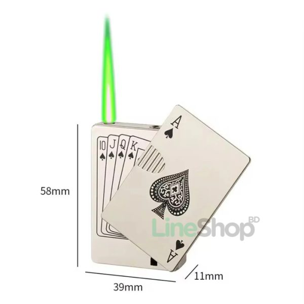 Ace of Spades Design Rechargeable Lighter | USB Electronic Flameless Lighter