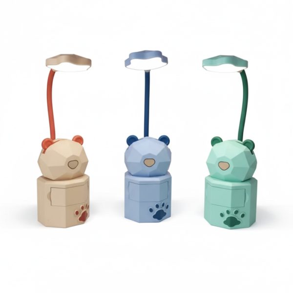 Dormitory Cartoon Animal Table Lamp | Rechargeable Cute LED Night Light