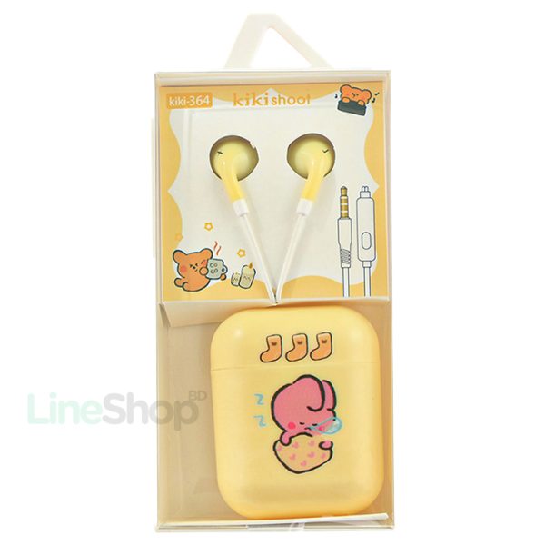 KIKI-364 3.5MM Music Wire Headphones