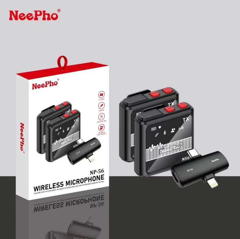 NeePho NP-56 Wireless Microphone 1 NeePho NP-56 Wireless Microphone - Image 1
