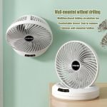 Rechargeable Rotating Fan (With Remote) (P-3544) - Image 3