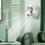 Rechargeable Rotating Fan (With Remote) (P-3544) - Image 5